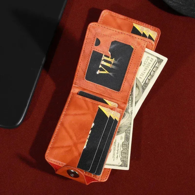 New Men's Trendy Leather Wallet with USD Print Multiple Card Holders High Capacity