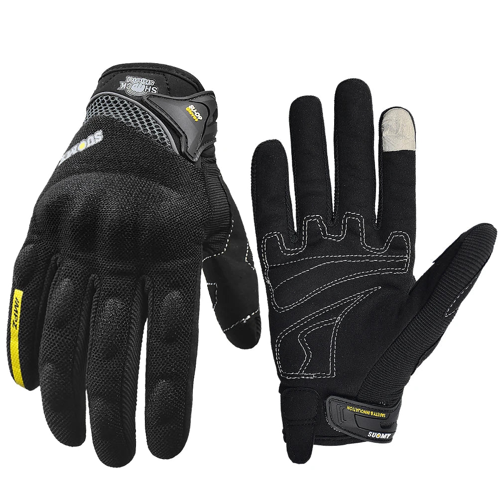 Suomy Motorcycle Gloves Summer Mesh Breathable Moto Gloves Men Women Touch Screen Motocross Gloves Touch Screen Cycling Gloves