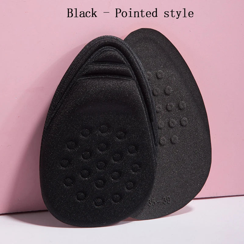 1 Pairs Forefoot Half Size Pad  Metatarsal Foot Pads Shoe Adhesive Pads Forefoot Cushionsl Heel Adjust Sponge Men and Women