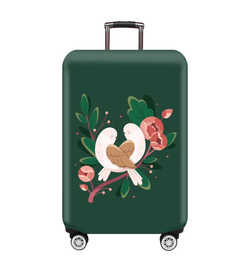 Thick Elastic Animal Prints Luggage Protective Cover Suit for 18-32 Inch Bag Suitcase Covers Trolley Cover Travel Accessories