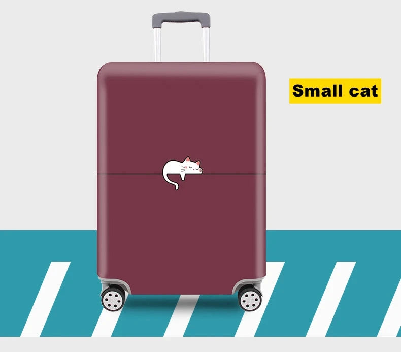 Thick Elastic Animal Prints Luggage Protective Cover Suit for 18-32 Inch Bag Suitcase Covers Trolley Cover Travel Accessories
