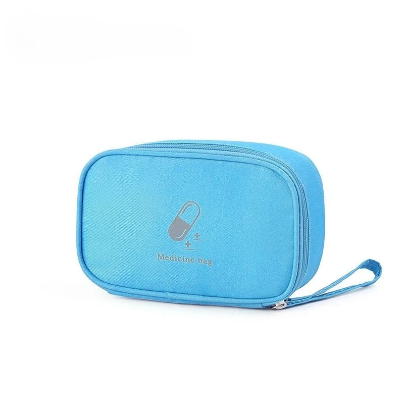 Mini Medicine Storage Bag Camping Emergency Survival Bag Pill Case Portable First Aid Medical Kit Travel Outdoor Camping