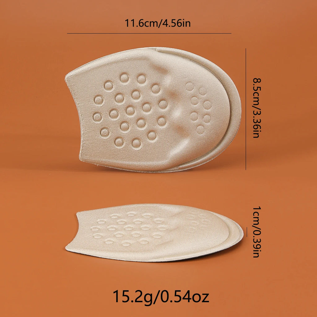 1 Pairs Forefoot Half Size Pad  Metatarsal Foot Pads Shoe Adhesive Pads Forefoot Cushionsl Heel Adjust Sponge Men and Women