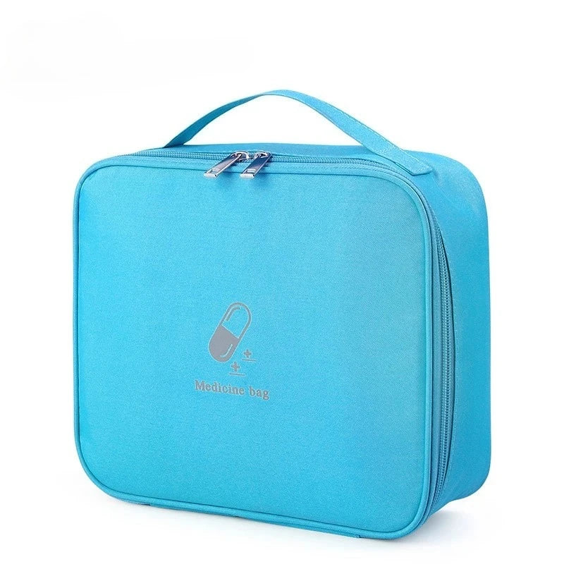 Mini Medicine Storage Bag Camping Emergency Survival Bag Pill Case Portable First Aid Medical Kit Travel Outdoor Camping