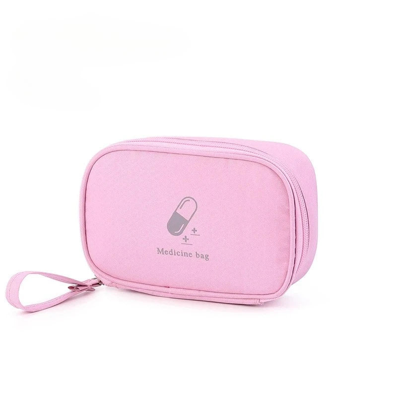 Mini Medicine Storage Bag Camping Emergency Survival Bag Pill Case Portable First Aid Medical Kit Travel Outdoor Camping