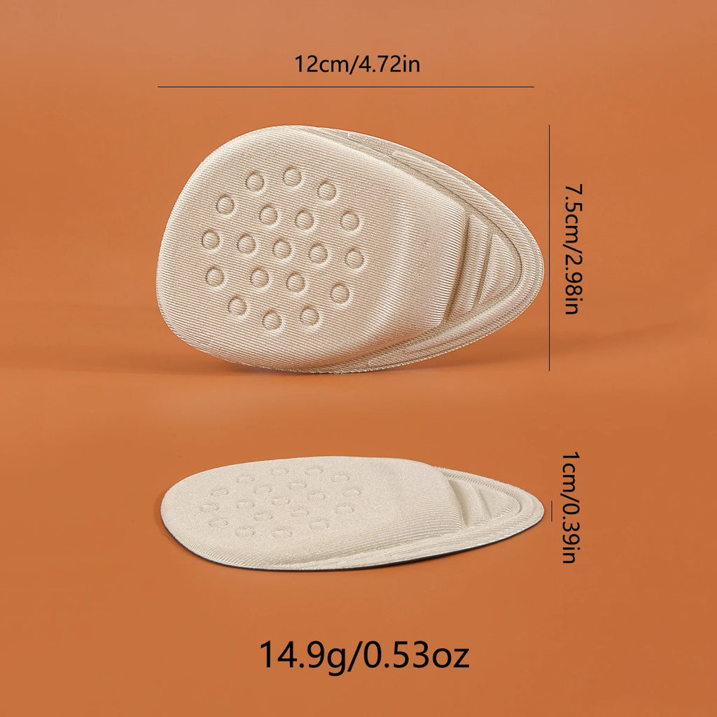 1 Pairs Forefoot Half Size Pad  Metatarsal Foot Pads Shoe Adhesive Pads Forefoot Cushionsl Heel Adjust Sponge Men and Women