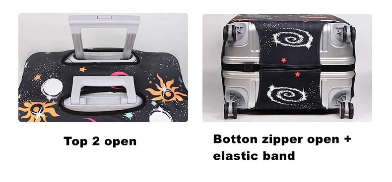 Thick Elastic Animal Prints Luggage Protective Cover Suit for 18-32 Inch Bag Suitcase Covers Trolley Cover Travel Accessories