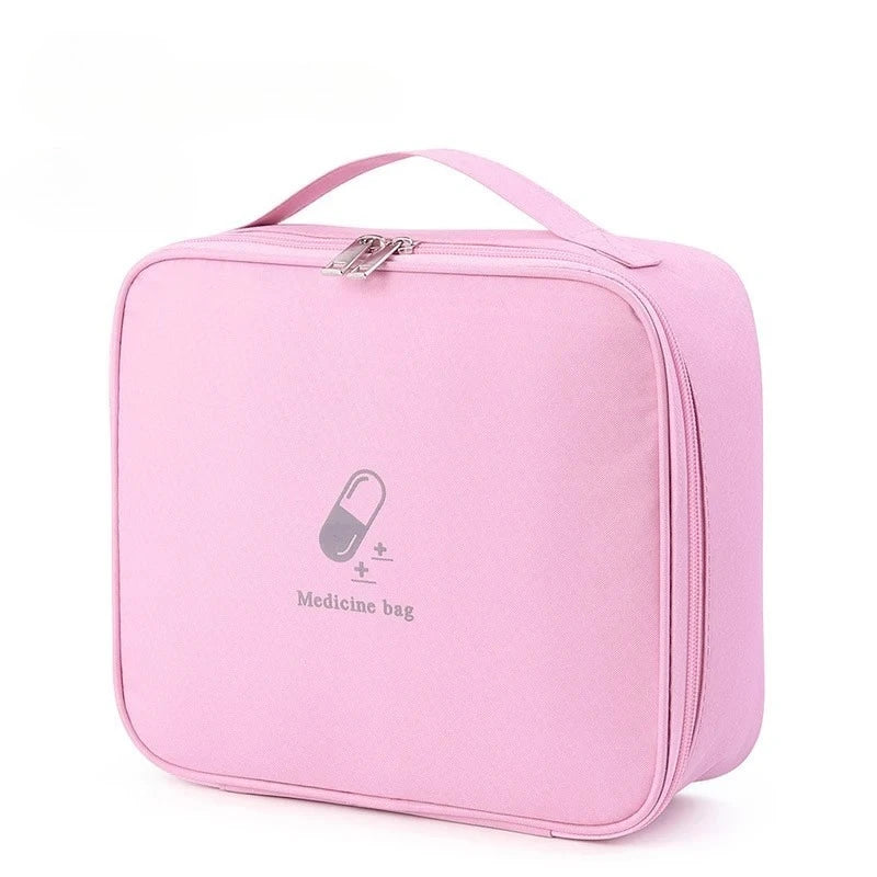 Mini Medicine Storage Bag Camping Emergency Survival Bag Pill Case Portable First Aid Medical Kit Travel Outdoor Camping