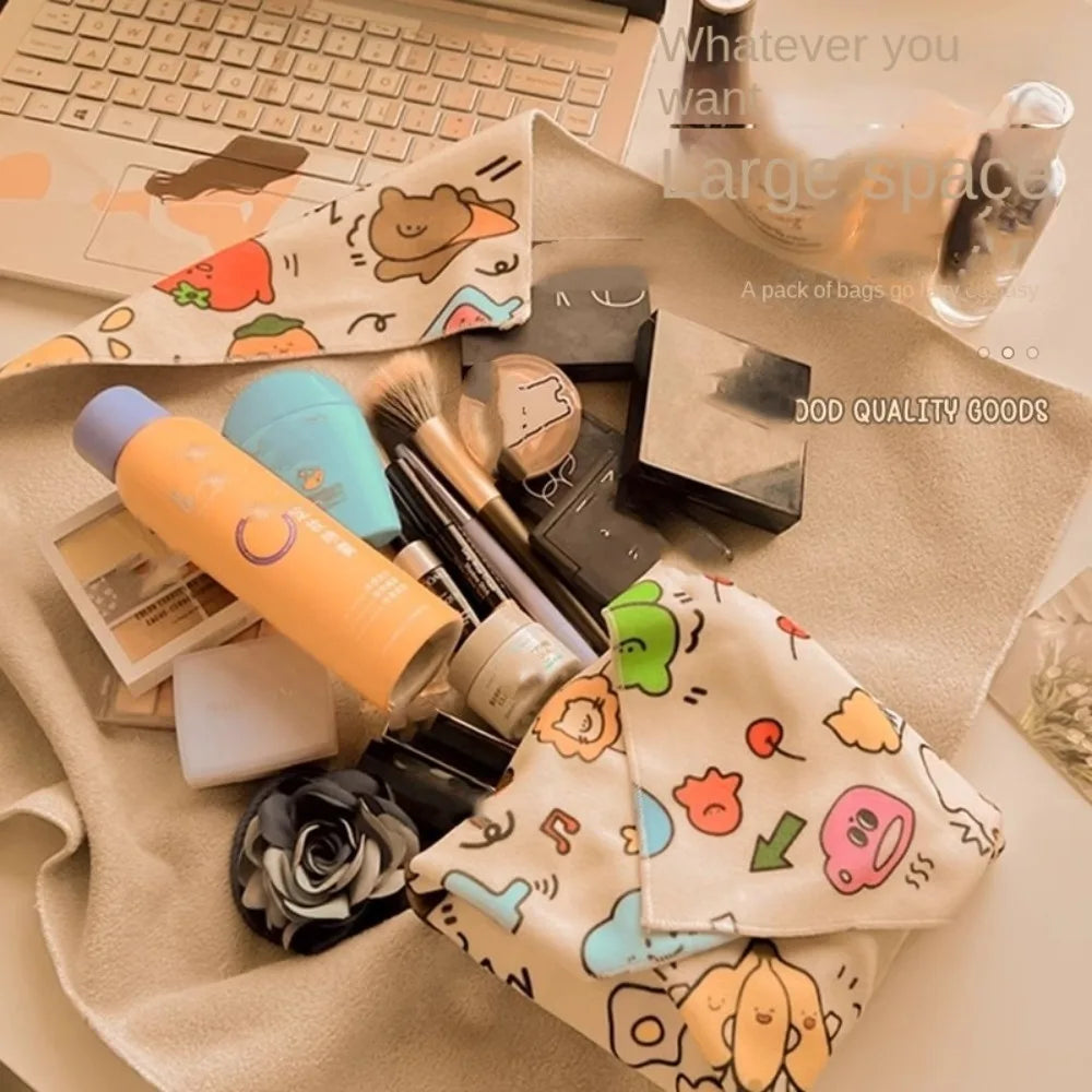 2026 New Fantastic Folding Cosmetic Bag Magic Cloth Hundred Patch Cloth Camera For iPad Storage Bag Reusable Protective Cover