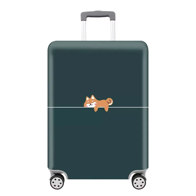 Thick Elastic Animal Prints Luggage Protective Cover Suit for 18-32 Inch Bag Suitcase Covers Trolley Cover Travel Accessories