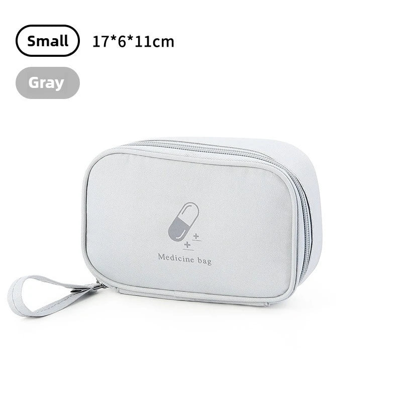Mini Medicine Storage Bag Camping Emergency Survival Bag Pill Case Portable First Aid Medical Kit Travel Outdoor Camping