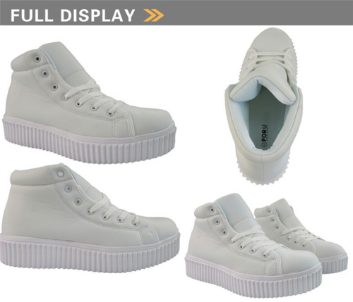 PrintKicks™ – Custom High-Top Platform Sneakers (Women)