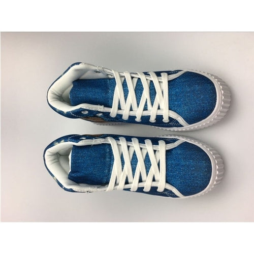 PrintKicks™ – Custom High-Top Platform Sneakers (Women)